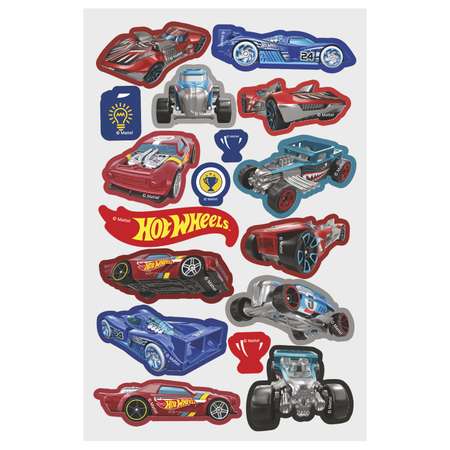 Наклейка декоративная Hot Wheels зефирная Спорткары 95*185 81562