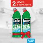 Гель для уборки Sanfor Универсал 10 в 1 - Морской бриз - 1000г (2шт.)