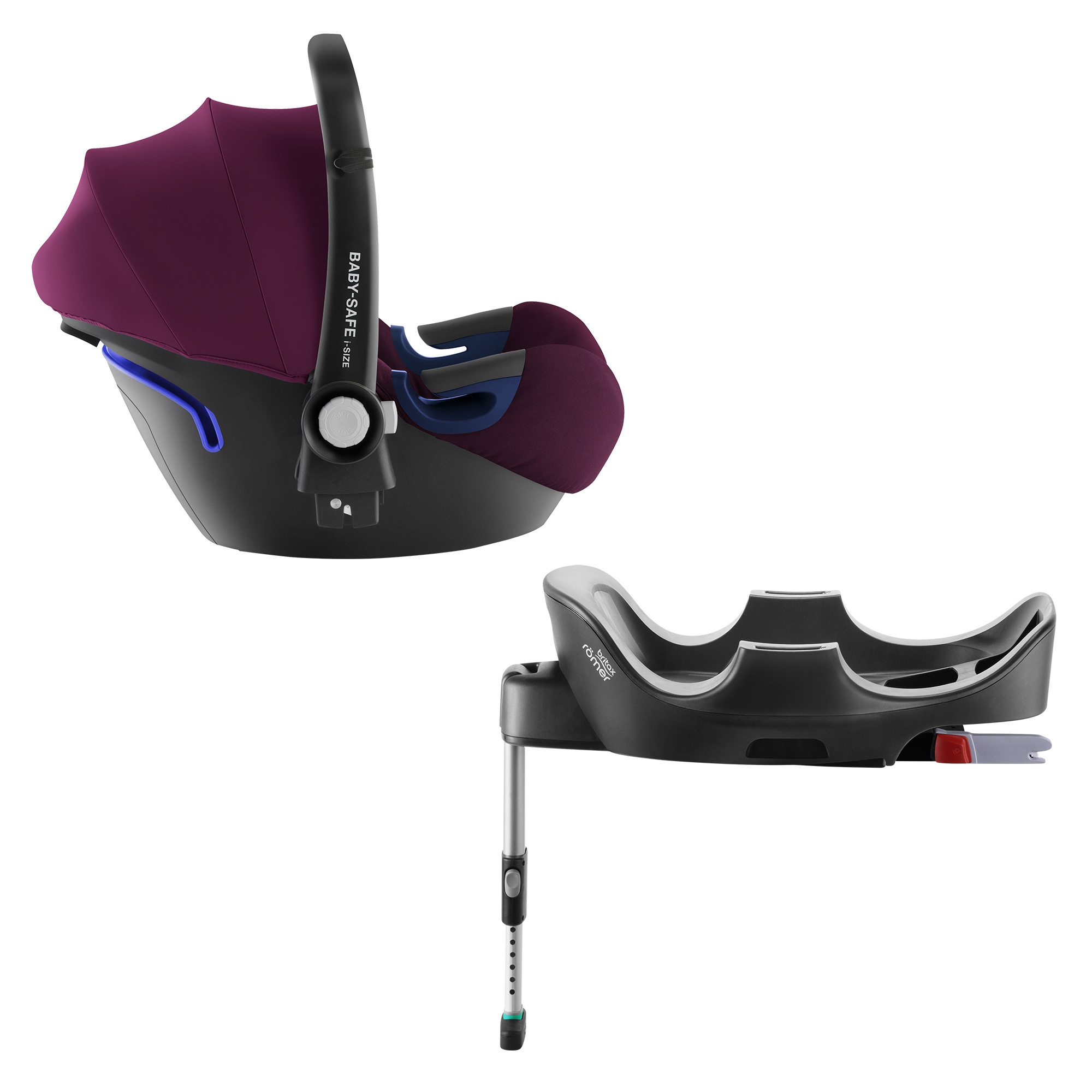 Автокресло Britax Roemer Baby-Safe2 i-Size Bundle Burgundy Red - фото 2