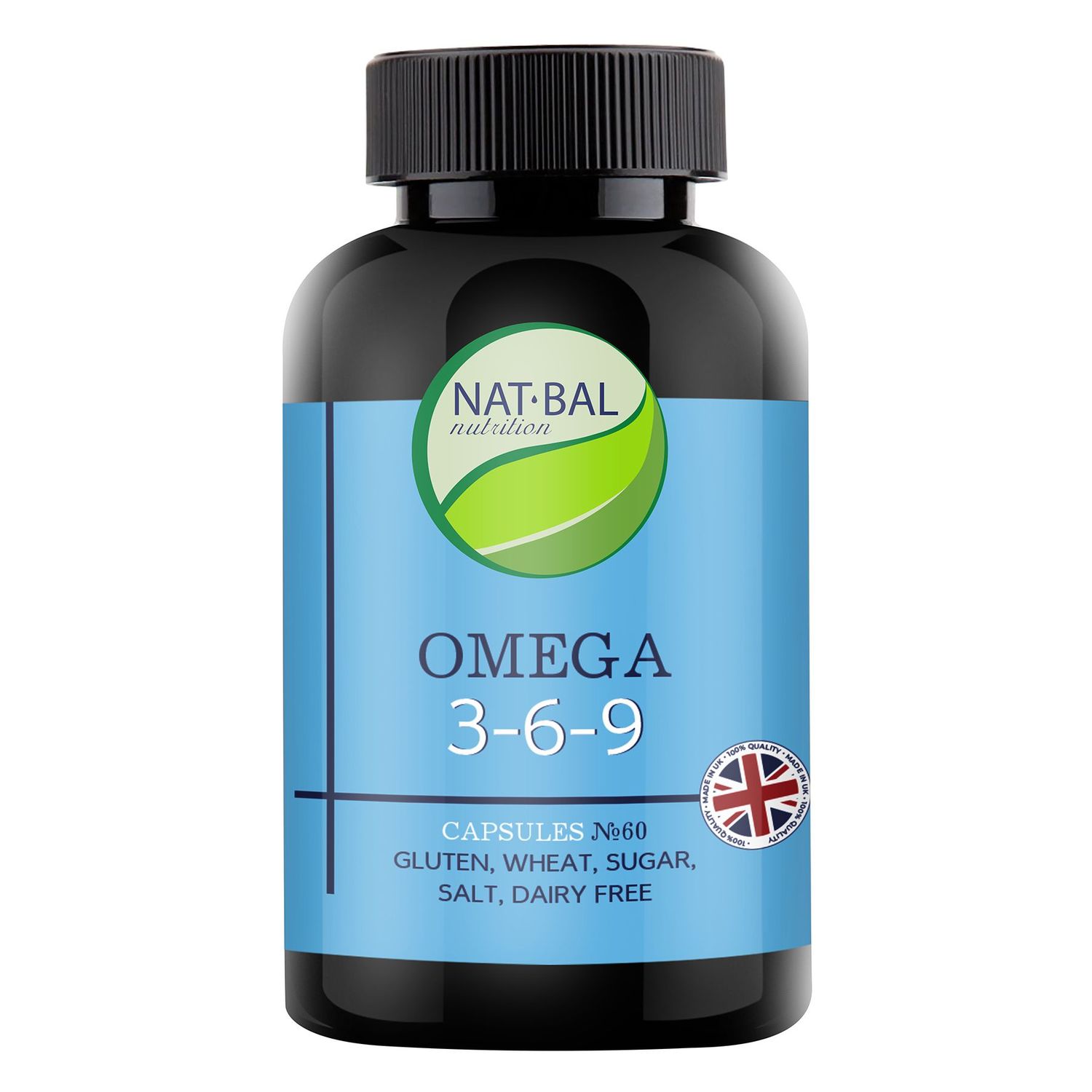 Биологически активная добавка Nat Bal nutrition Omega 3-6-9 60капсул - фото 1