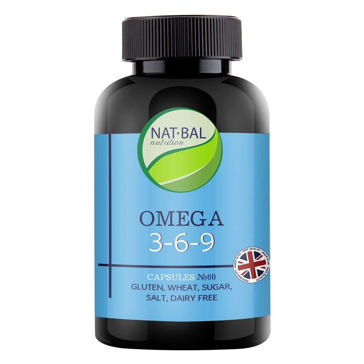 Биологически активная добавка Nat Bal nutrition Omega 3-6-9 60капсул - фото 1