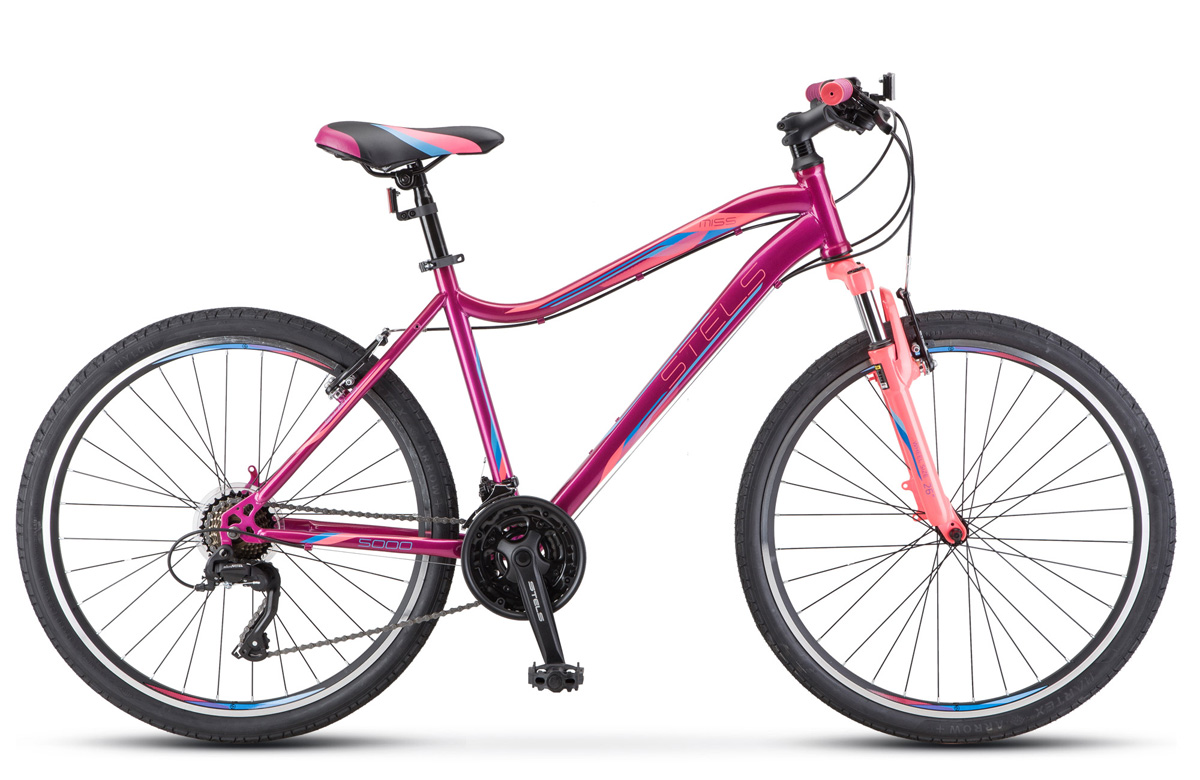 Велосипед STELS Miss-5000 V 26 V050 16 Фиолетовый/розовый - фото 1