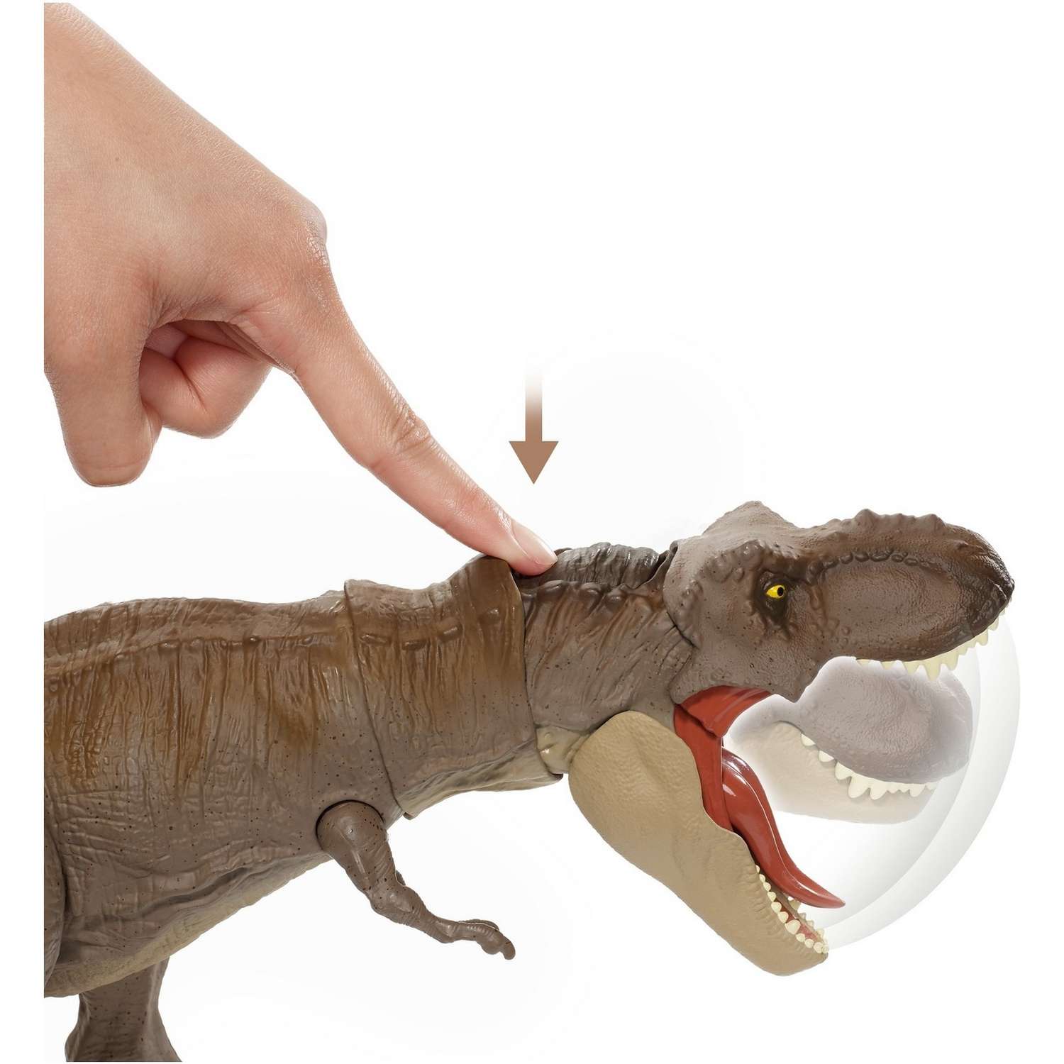 Фигурка Jurassic World Свирепый Тираннозавр Рекс GLC12 - фото 6
