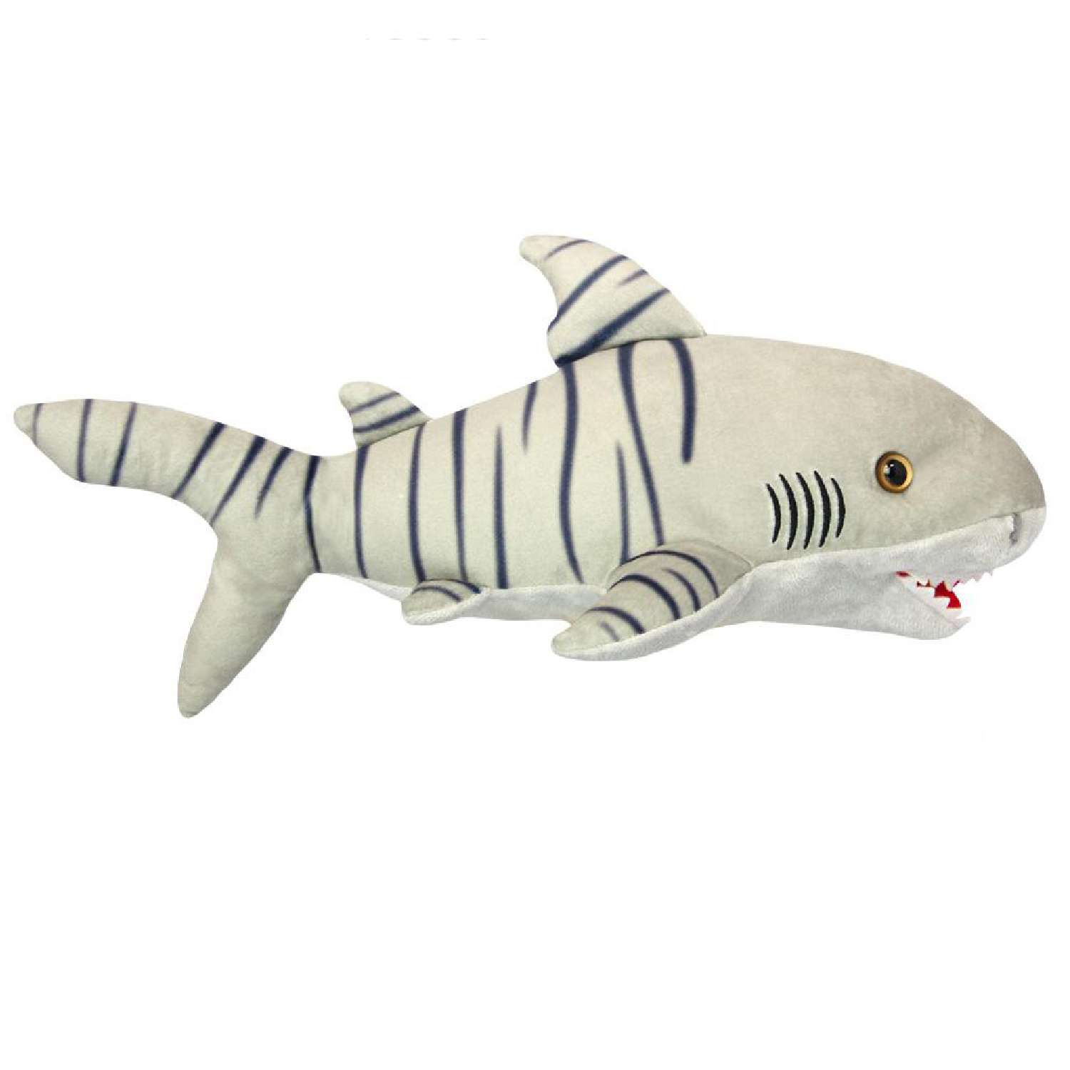 Игрушка мягкая All About Nature Тигровая акула K8563-PT - фото 1