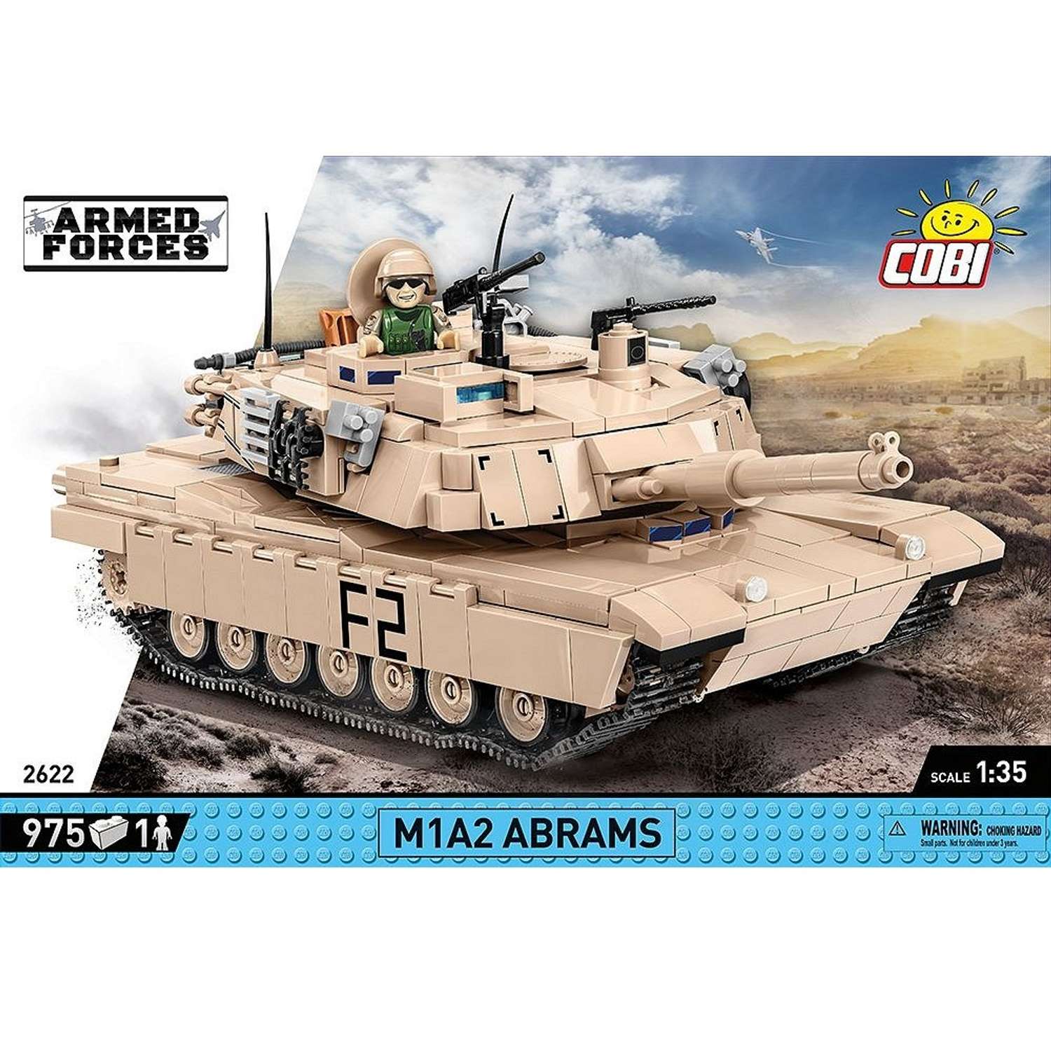 Конструктор COBI Вооруженные силы Танк Абрамс M1A2 Abrams 975 деталей - фото 6