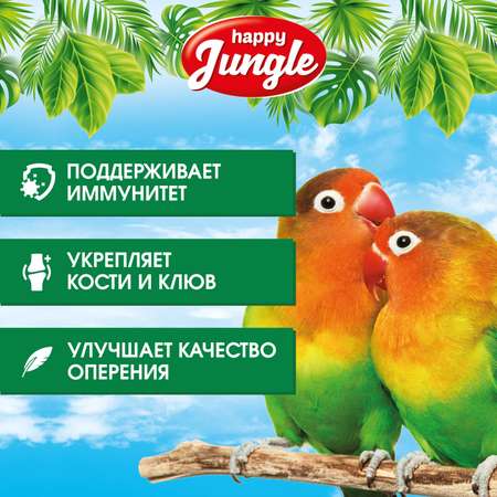 Корм для попугаев HappyJungle средних 900г