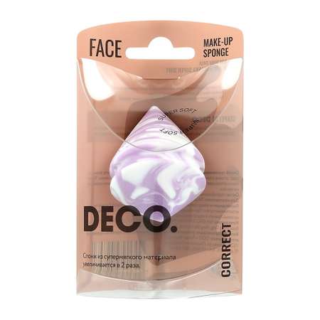 Спонж для макияжа DECO. Correct мягкий super soft без латекса