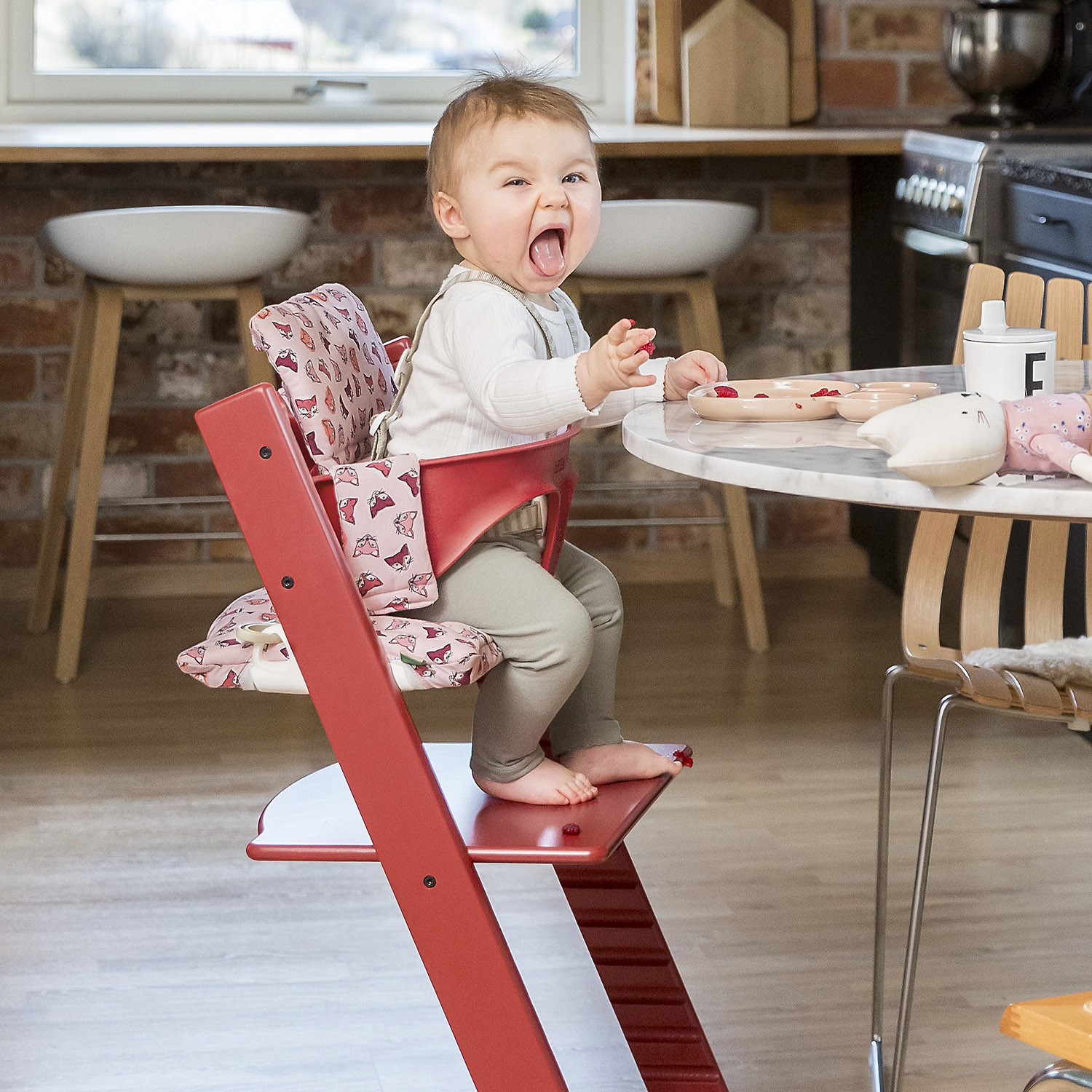 Вставка для стульчика Stokke Tripp Trapp Красно-коричневый - фото 12