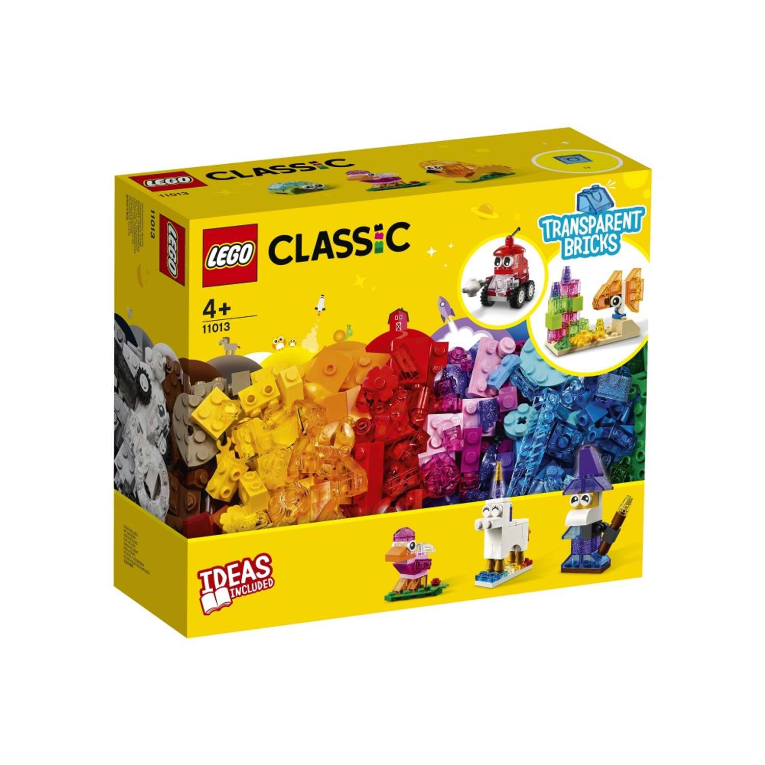 Конструктор LEGO Classic Прозрачные кубики L-11013 - фото 6