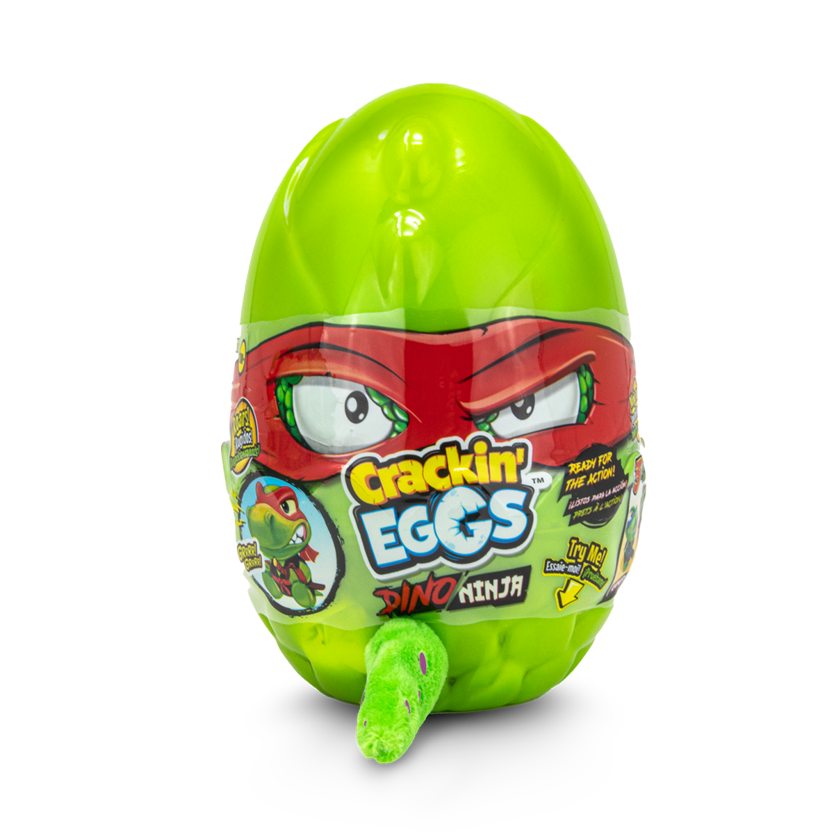 Игрушка-сюрприз Crackin Eggs 12 см в мини яйце с WOW эффектом серия ниндзя - фото 1