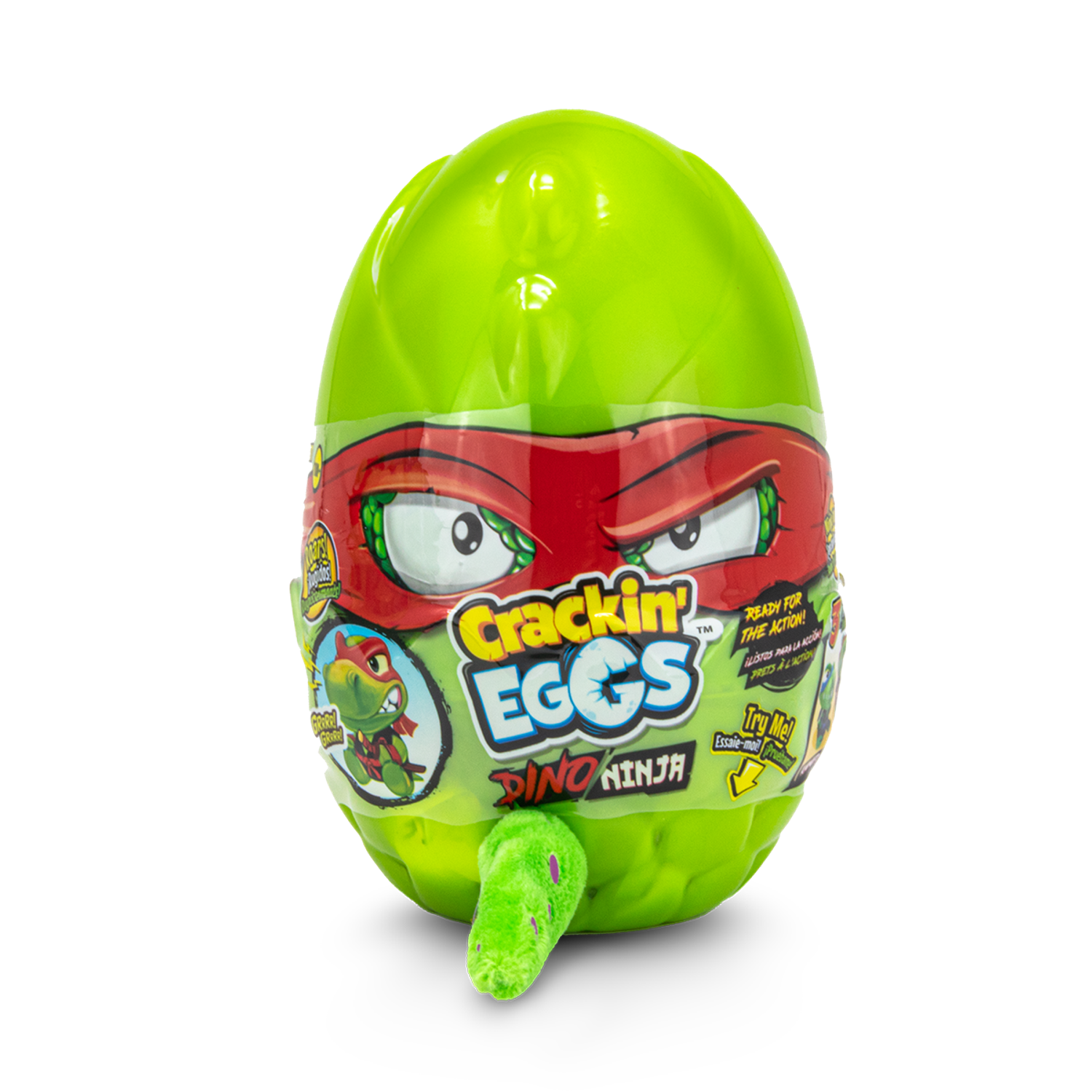 Игрушка-сюрприз Crackin Eggs 12 см в мини яйце с WOW эффектом серия ниндзя - фото 1