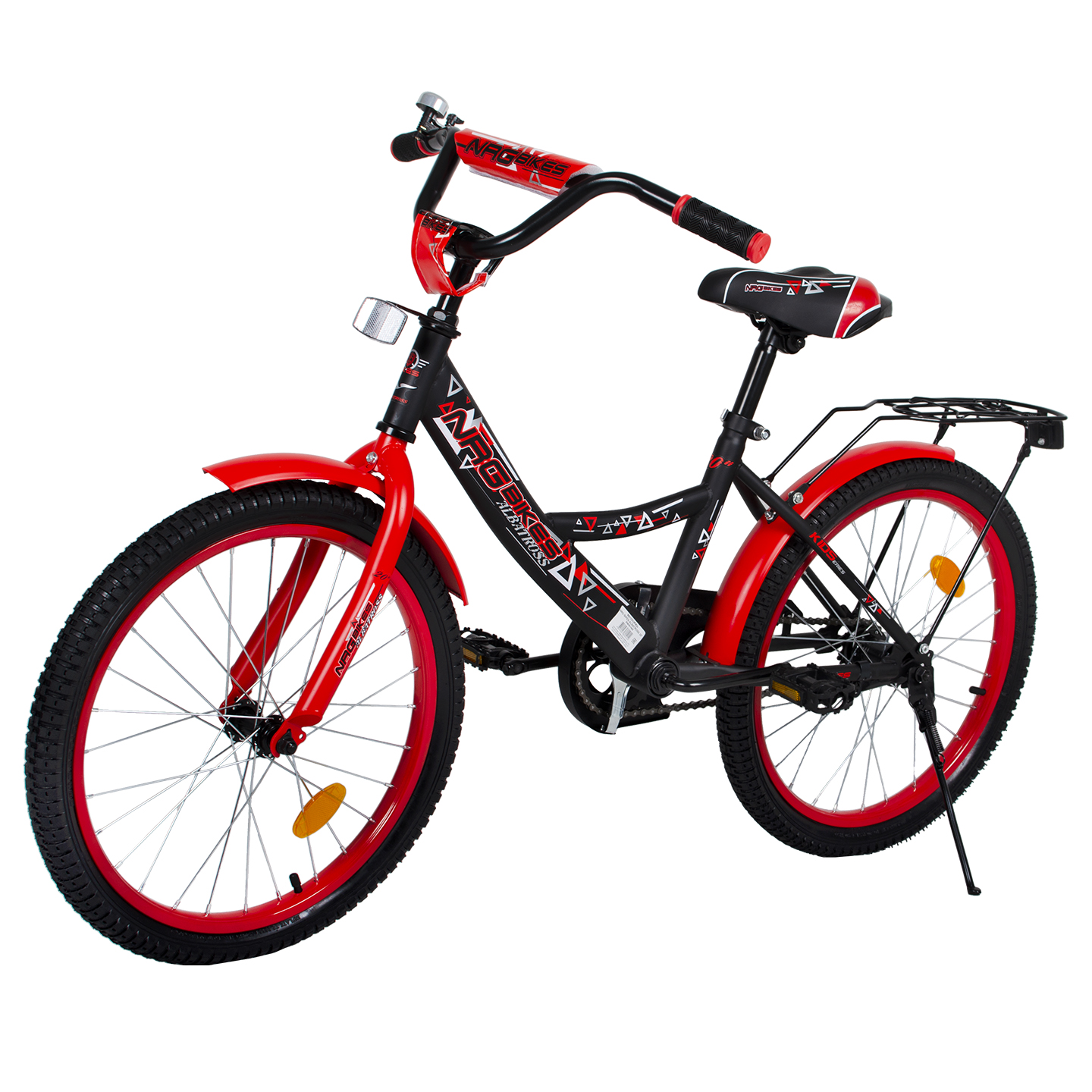 Велосипед NRG BIKES Albatross 20 black-red - фото 23