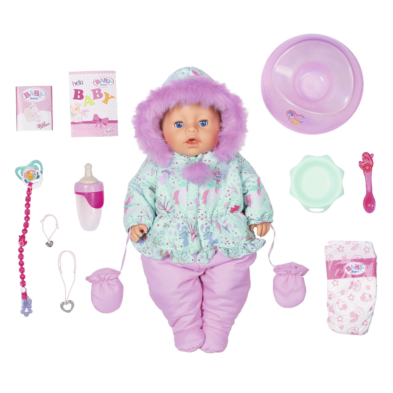 Кукла Zapf Creation Baby Born Зимняя 827-529 купить по цене 1999 ₽ в  интернет-магазине Детский мир