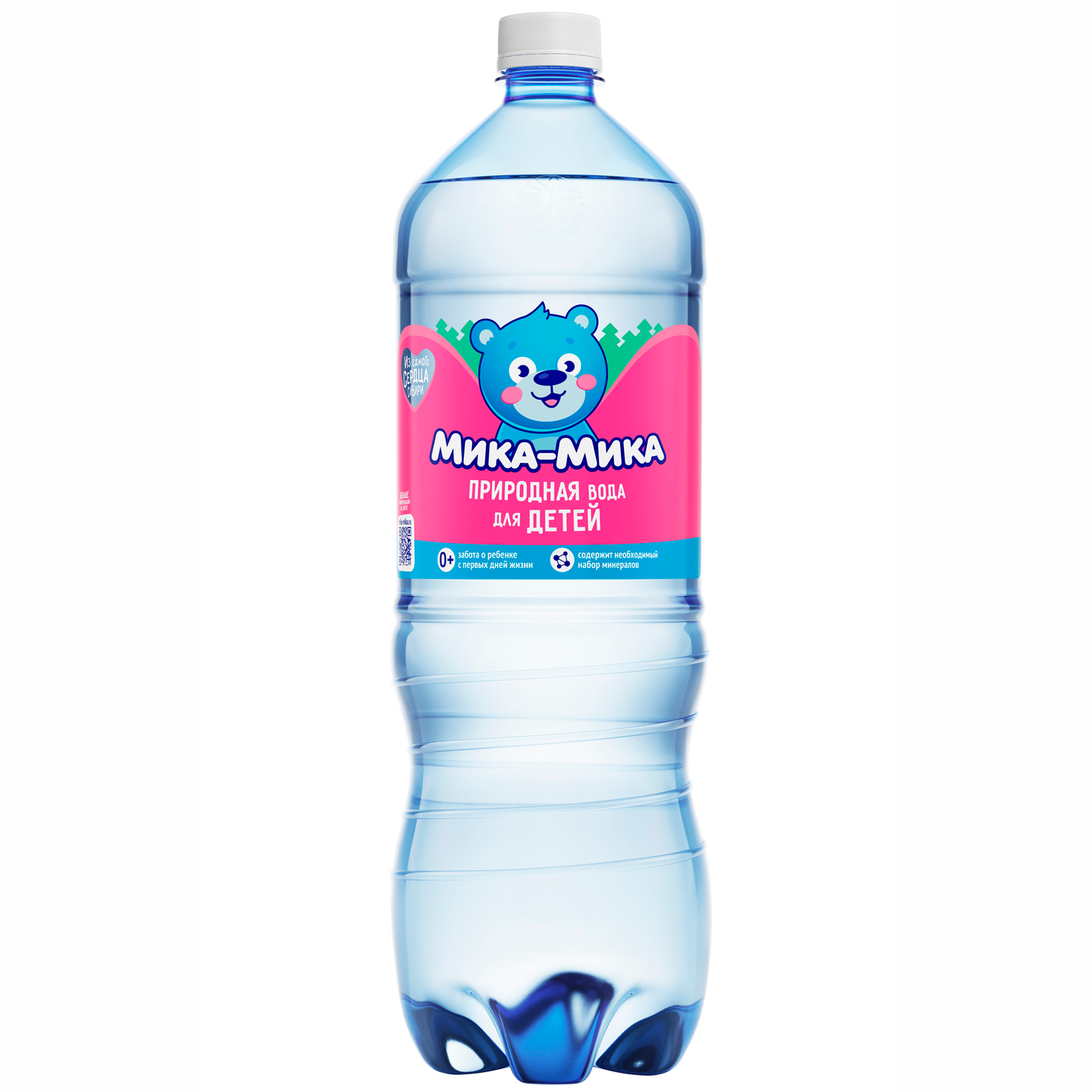 Вода питьевая Мика-Мика Природная для детей 1.5 литра / 6 шт в упаковке - фото 1