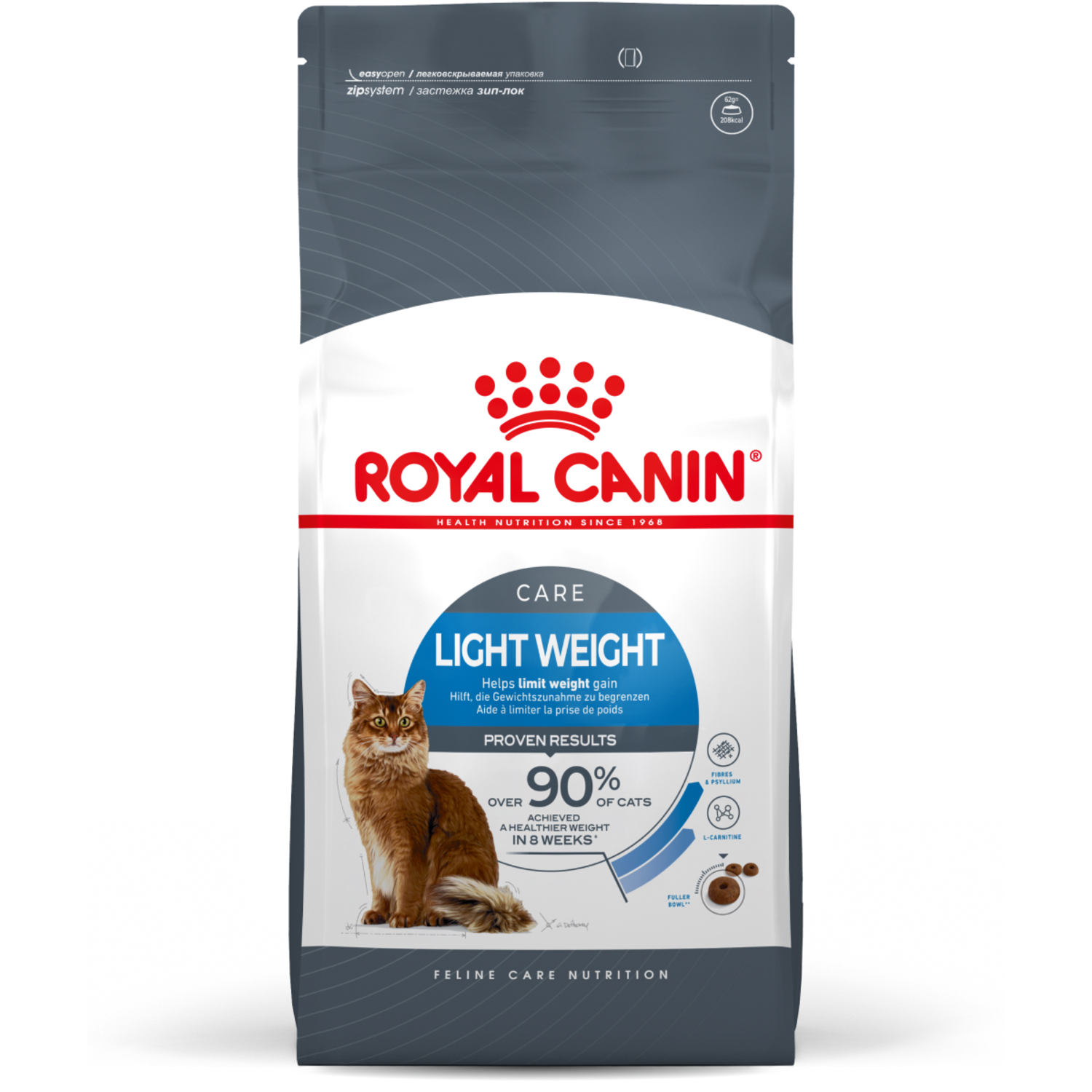 Корм для кошек ROYAL CANIN Light Weight Care для взрослых кошек в целях профилактики избыточного веса 1.5кг - фото 2