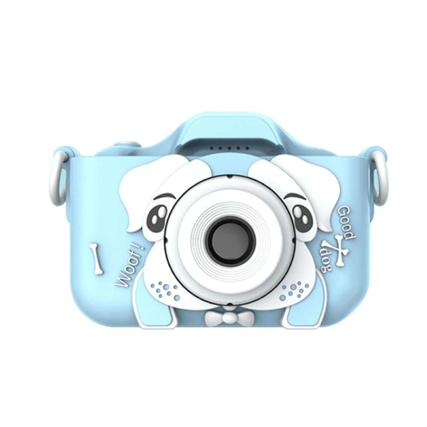 Детский фотоаппарат Ripoma цифровой голубой бульдог - фото 2