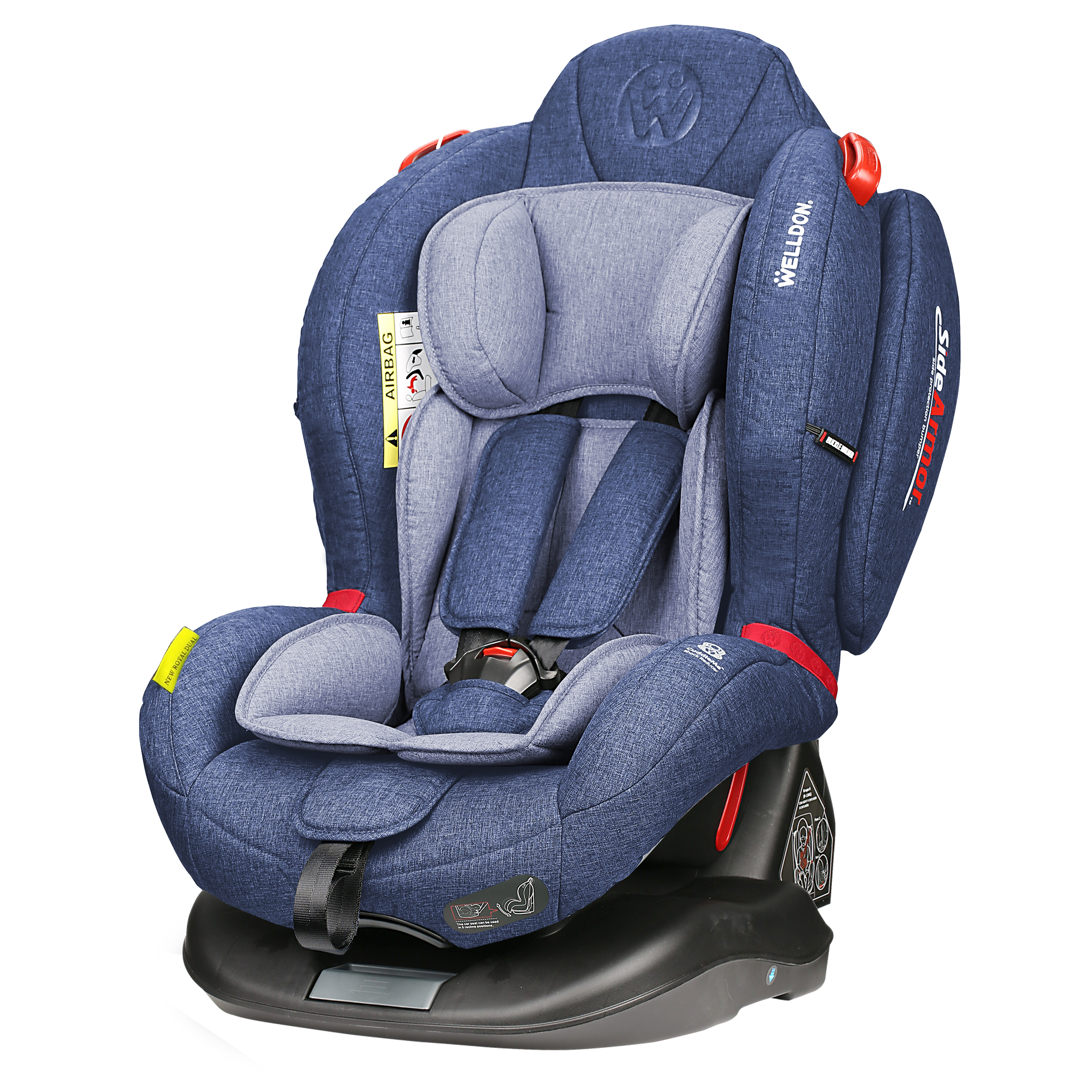 Автокресло Welldon Royal Baby Dual Fit Blue - фото 1