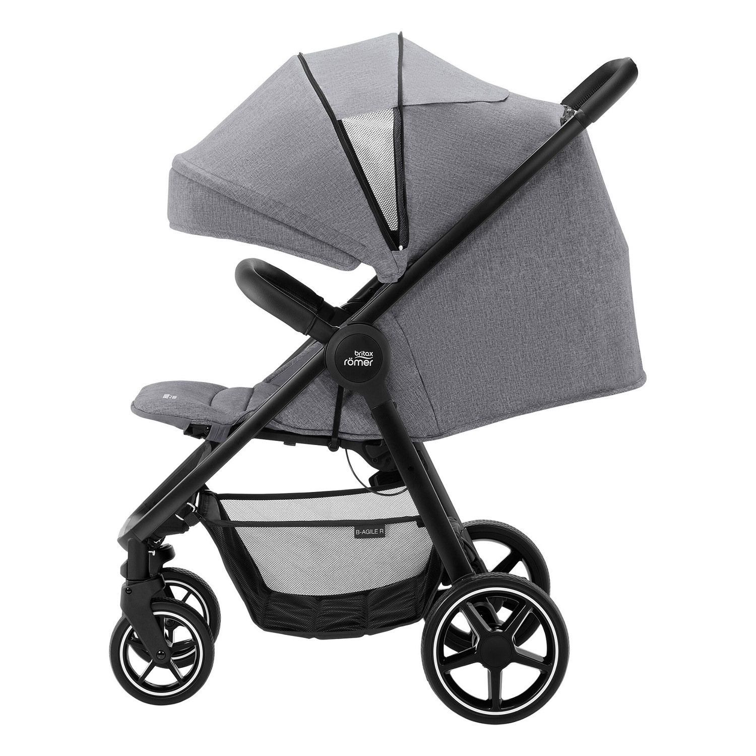 Коляска Britax Roemer B-Agile R Elephant Grey-Black - фото 2