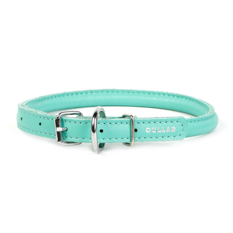Ошейник для собак CoLLar Glamour длинношерстных круглый Ментоловый 350613 - фото 1