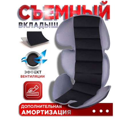 Автокресло BabyCare Rubin серый 1023