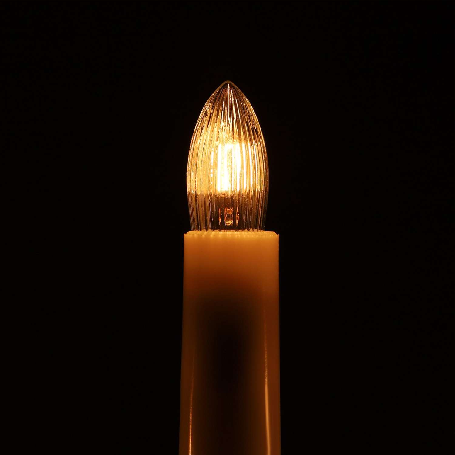 Лампа Sima-Land Накаливания для рождественской горки 3 Вт цоколь Е10 теплый белый 2 шт - фото 3