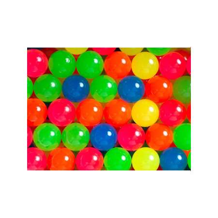 Мячи-прыгуны TopVending Неоновый блеск 25мм 1200шт Целая коробка