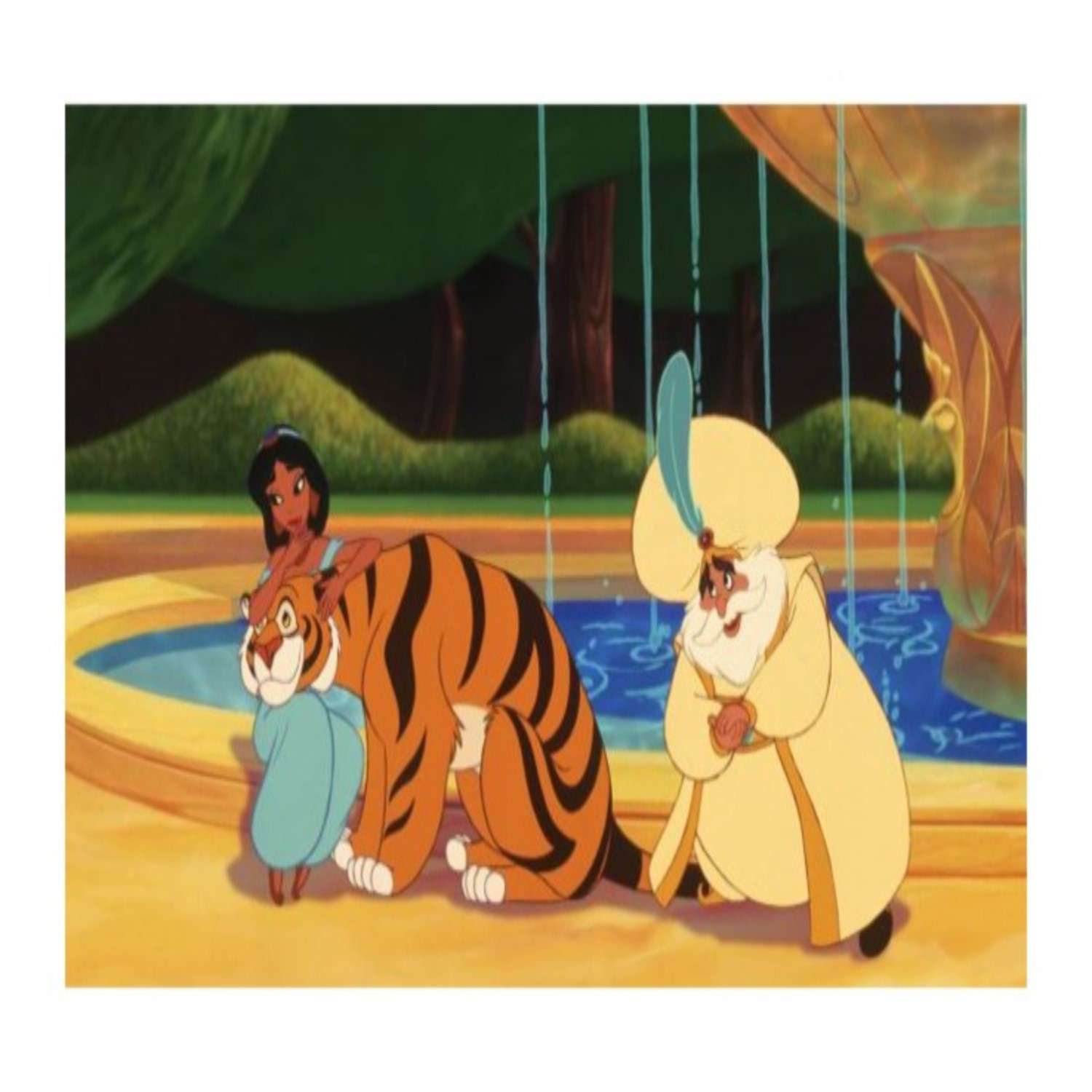 Наклейка декоративная лицензионная Disney Жасмин с нарядами - фото 8