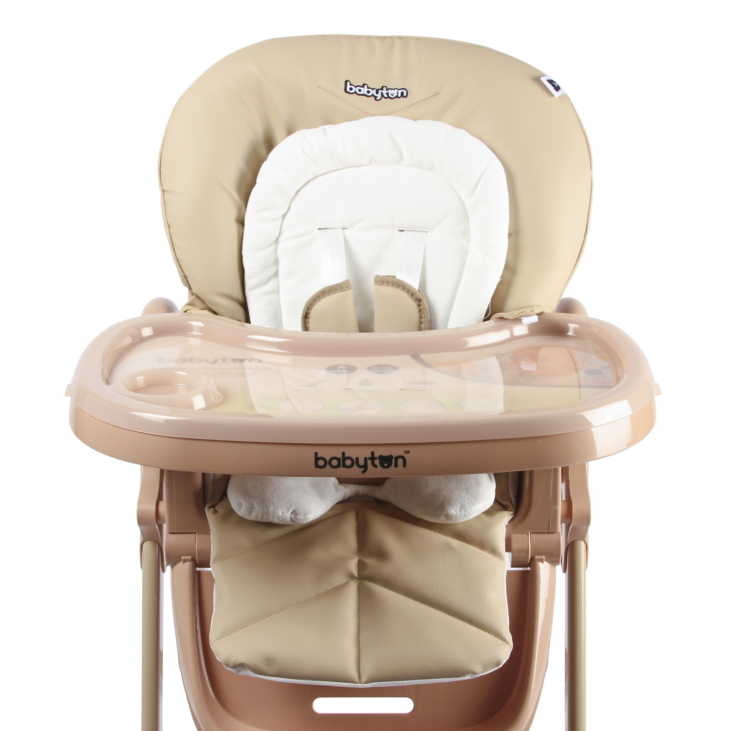 Стульчик для кормления Babyton Optima Eco Beige - фото 8