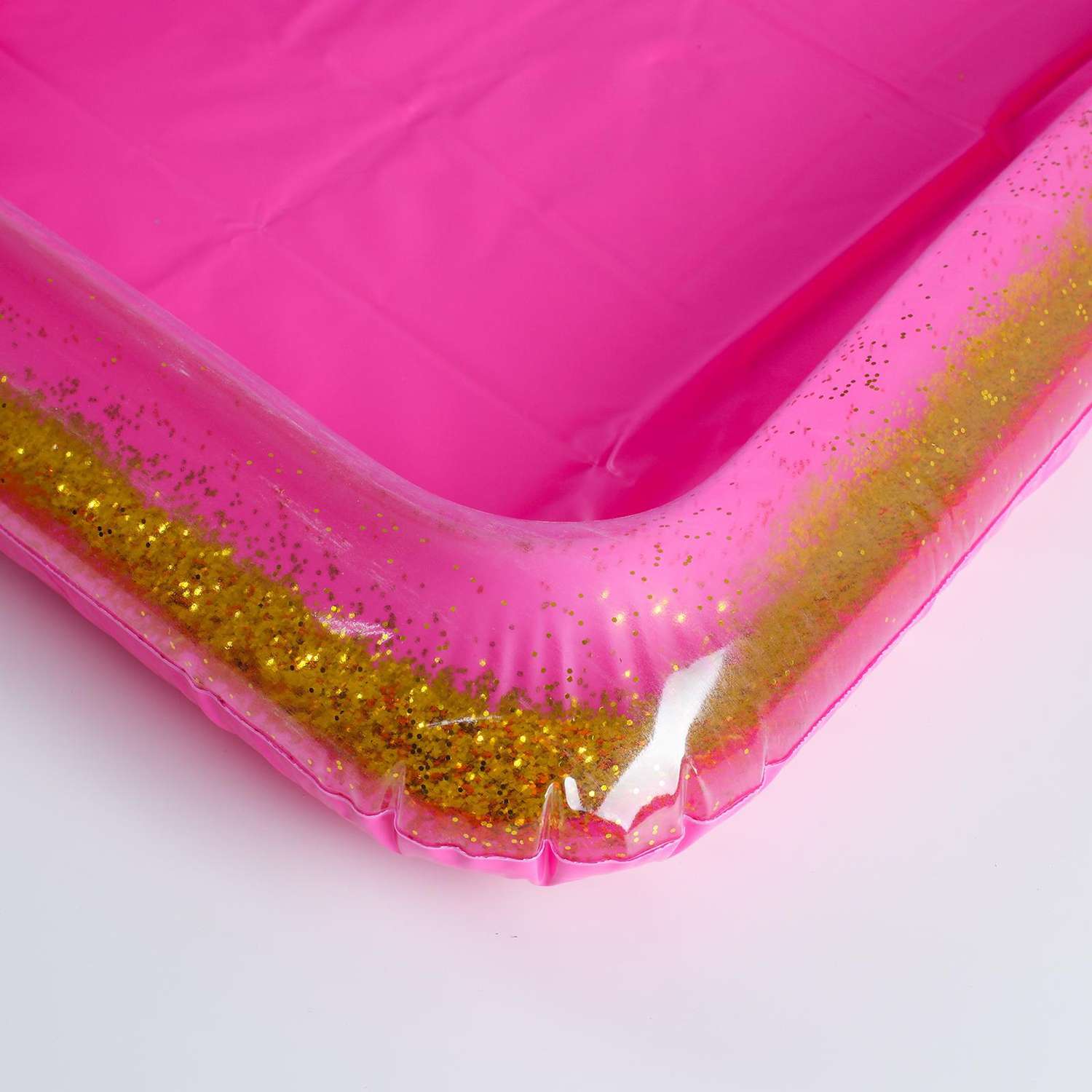 Надувная песочница Школа Талантов с блестками цвет ярко розовый - фото 2