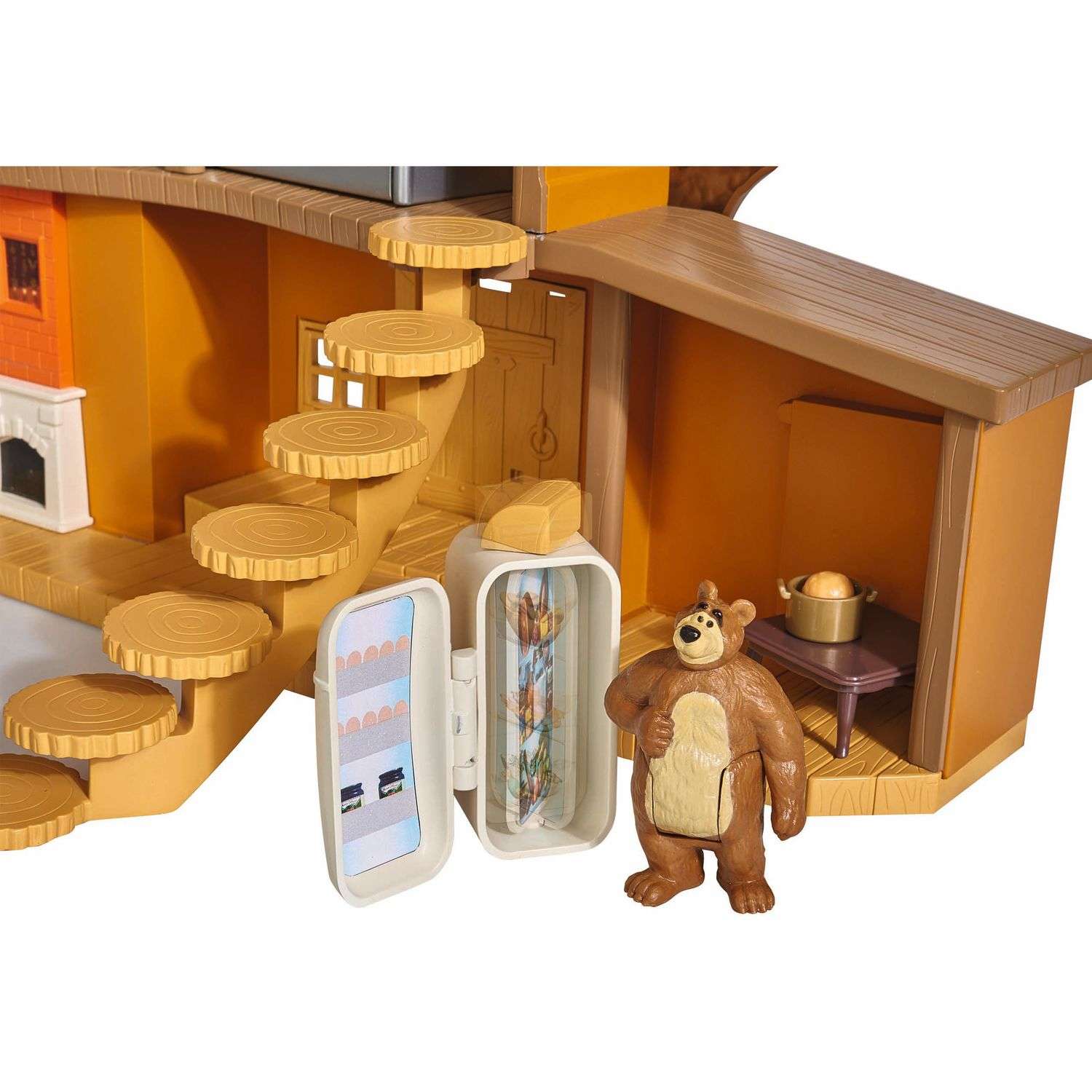 Набор игровой Simba (Маша и медведь) Большой дом медведя 109301032 - фото 8
