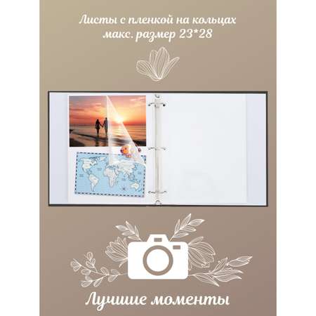 Фотоальбом Veld Co 50 магнитных листов 23X28 см 3D эффект