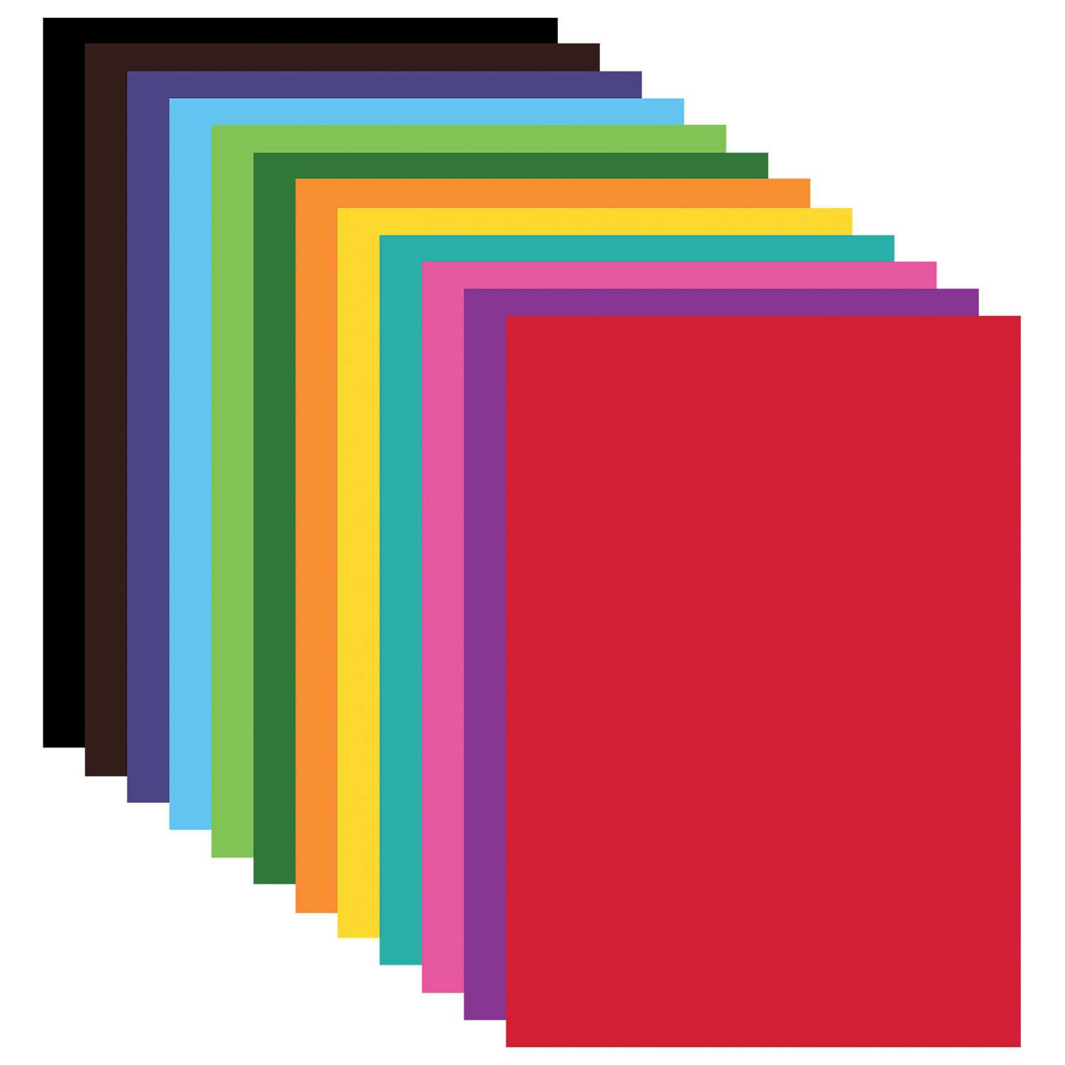 Картон цветной Юнландия формата А4 для творчества Мелованный 24 листа 12 цветов в папке - фото 5