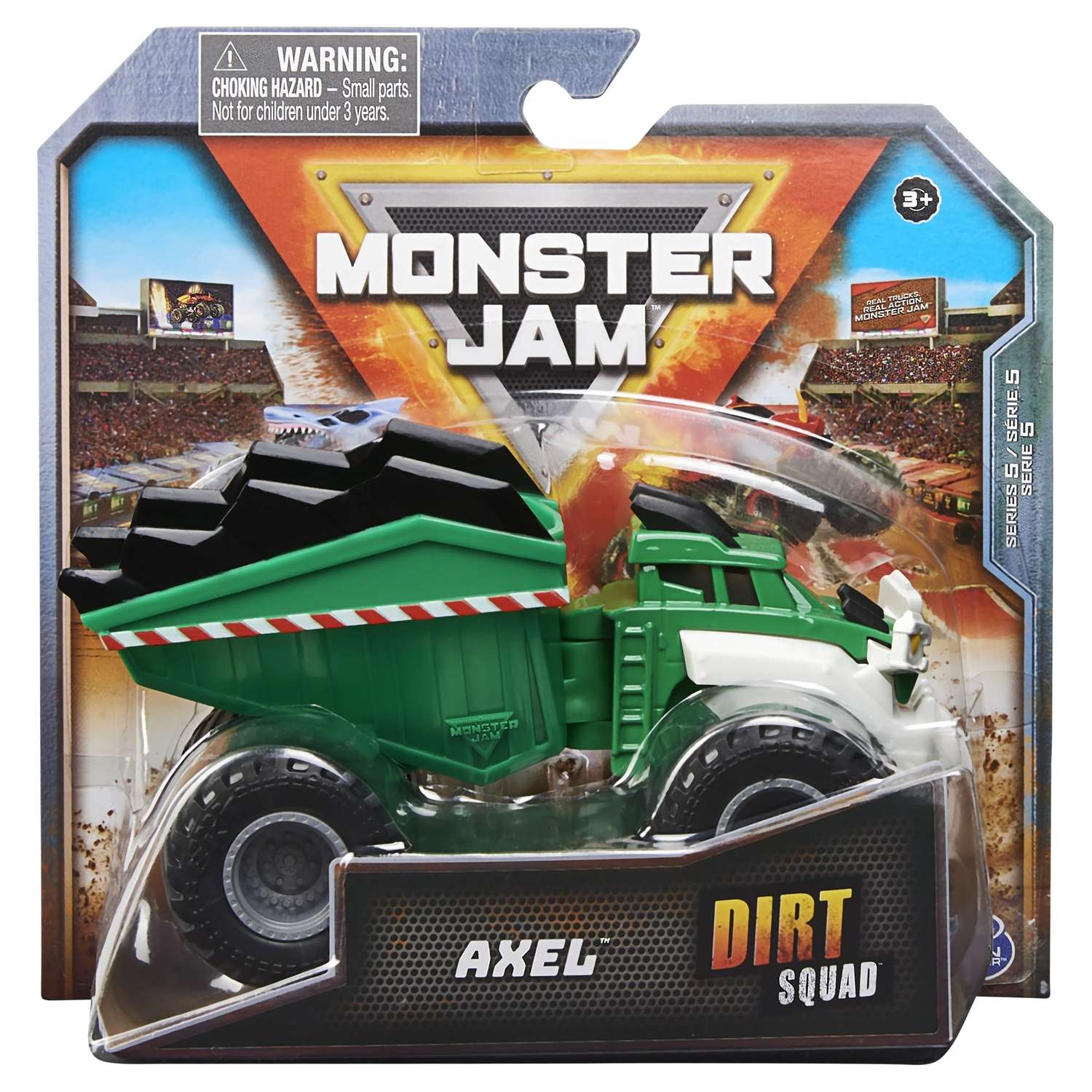 Машинка Monster Jam 1:64 Бульдозер Axel 6063908 6063908 - фото 2