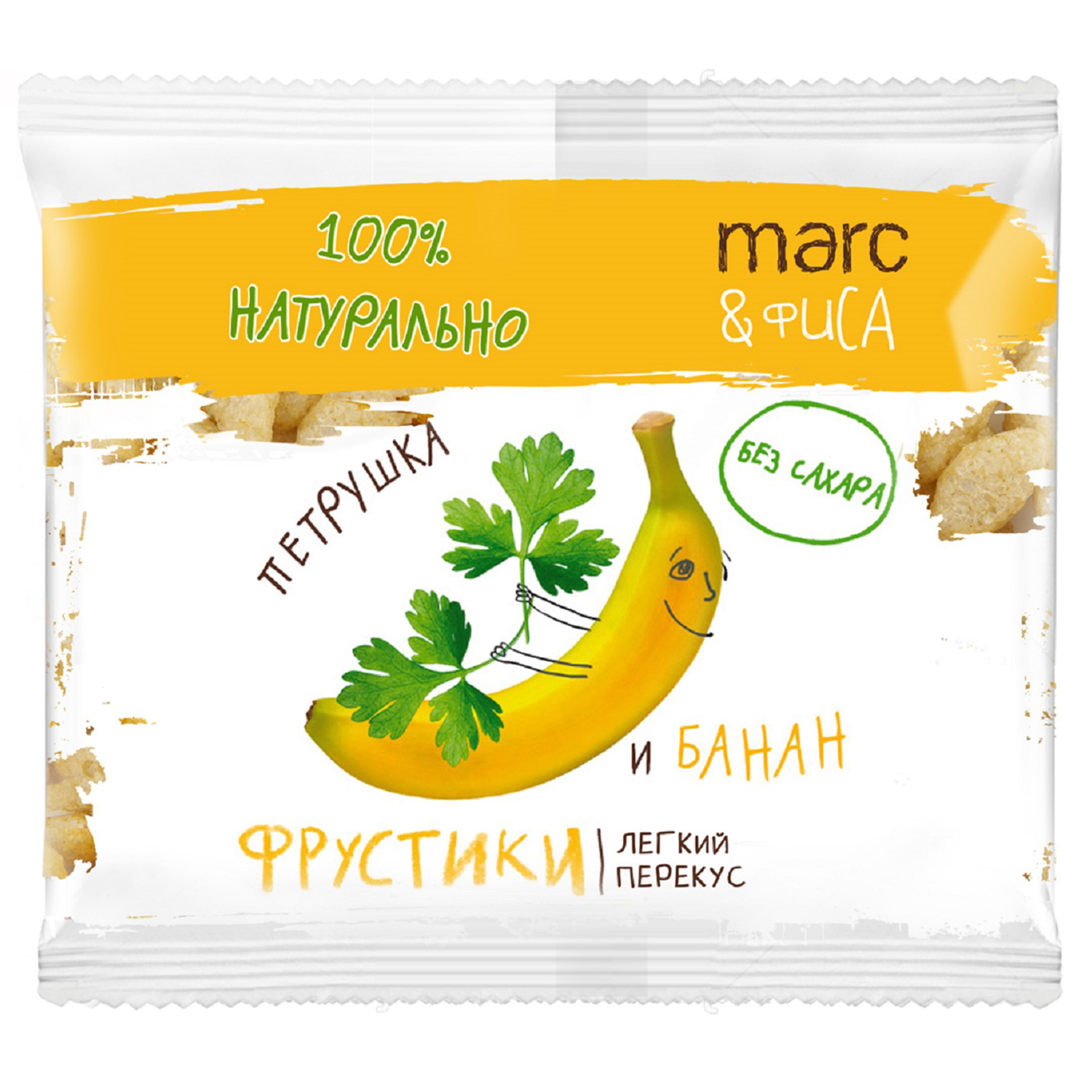 Снек Marc&Фиса Фрустики банан-петрушка 15г с 1года - фото 1