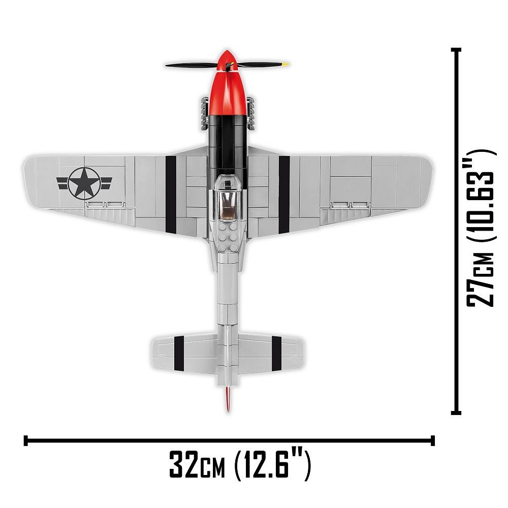 Конструктор COBI Самолет Top Gun Mustang P-51d 265pc Set - фото 7