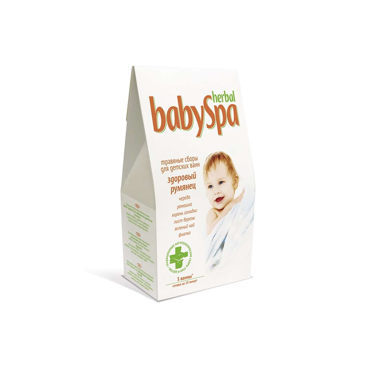 Травяной сбор для ванн Herbal Baby Spa «Здоровый румянец» 45 г - фото 1