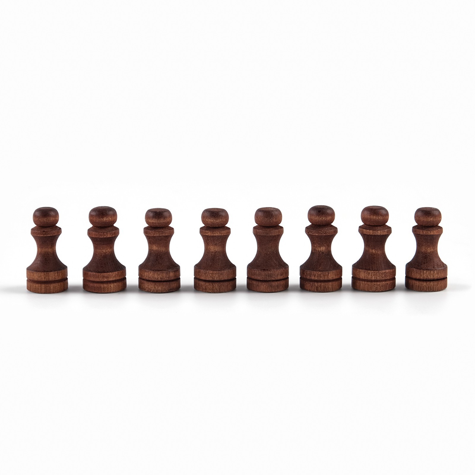 Шахматные фигуры Sima-Land обиходные король h 7 см d 2 4 см пешка h 4 4 см d 2 4 см - фото 3
