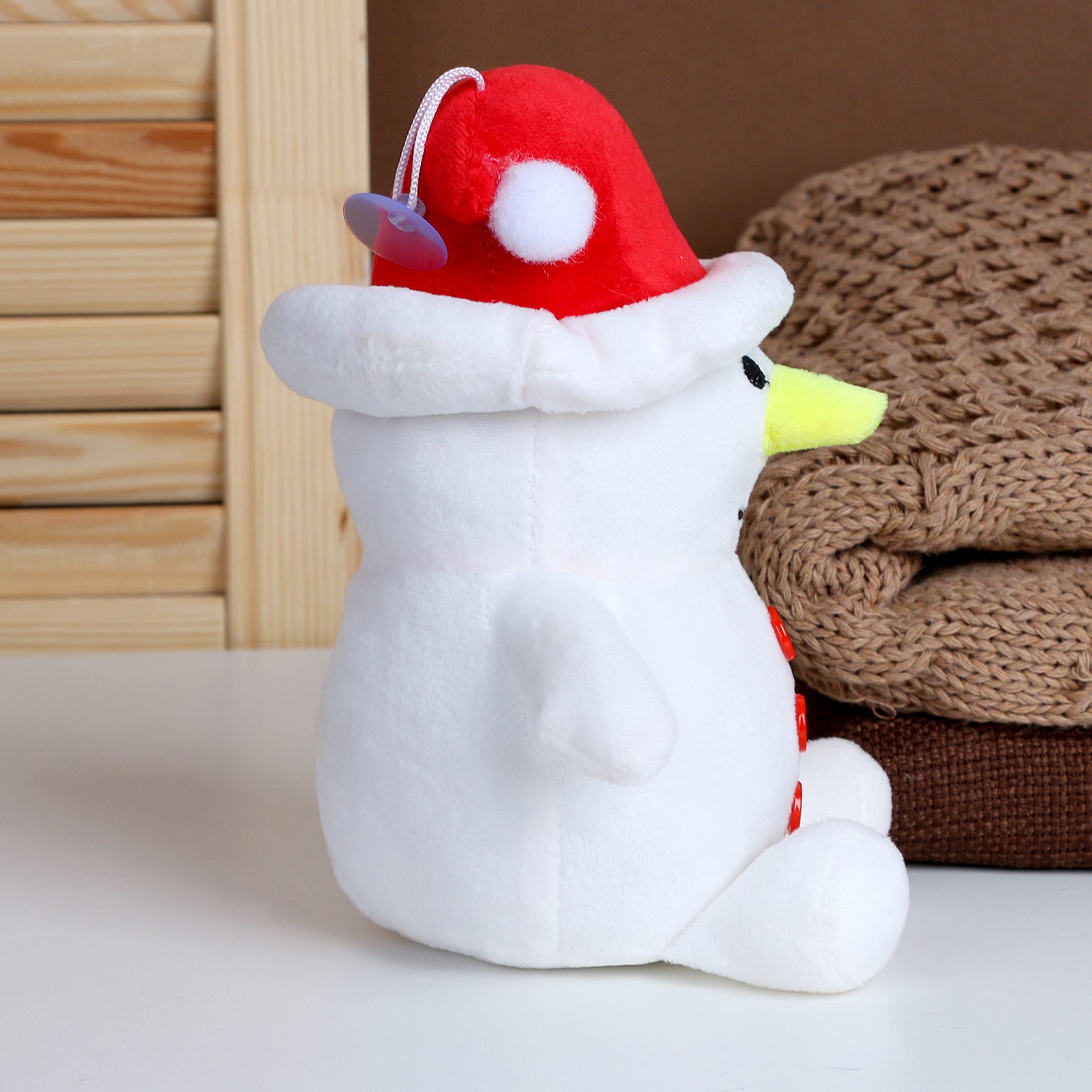 Мягкая игрушка Sima-Land «Снеговик» 18 см - фото 2