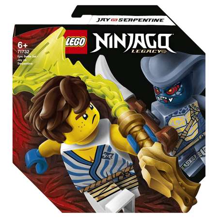 Конструктор LEGO Ninjago Легендарные битвы: Джей против воина-серпентина 71732