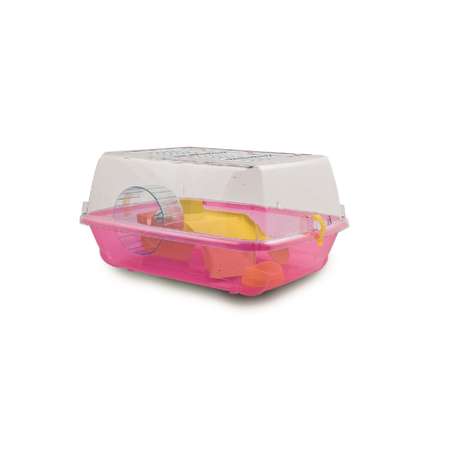 Дом-клетка для хомяков S Lilli Pet Hamster fun 32х39х20 см розовый