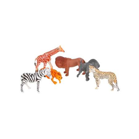 Фигурки животных Диких Наша Игрушка набор игровой для развития и познания 8 см 6 см