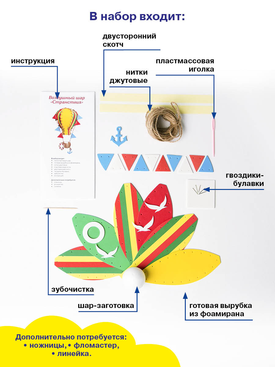 Набор Волшебная мастерская воздушный шар Странствия - фото 4