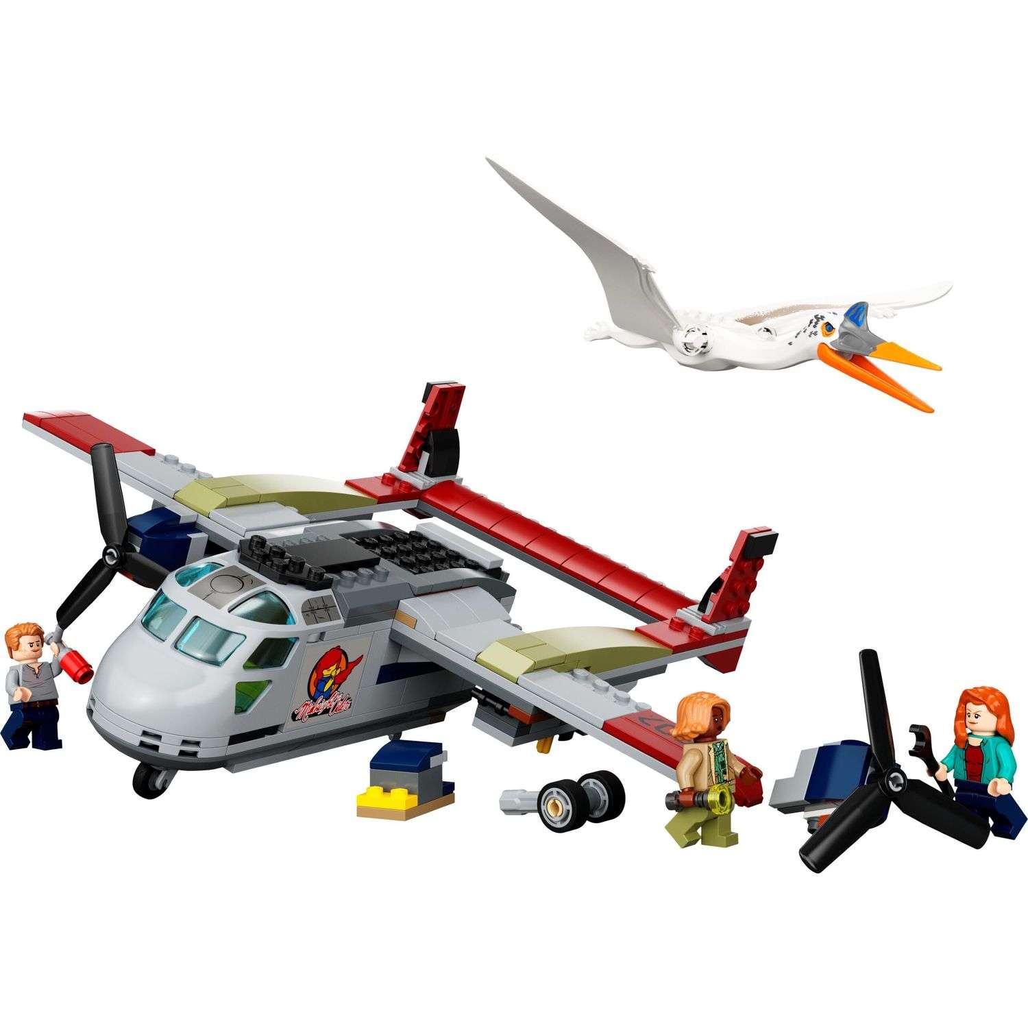 Конструктор LEGO Jurassic World Кетцалькоатль нападение на самолёт 76947 - фото 2