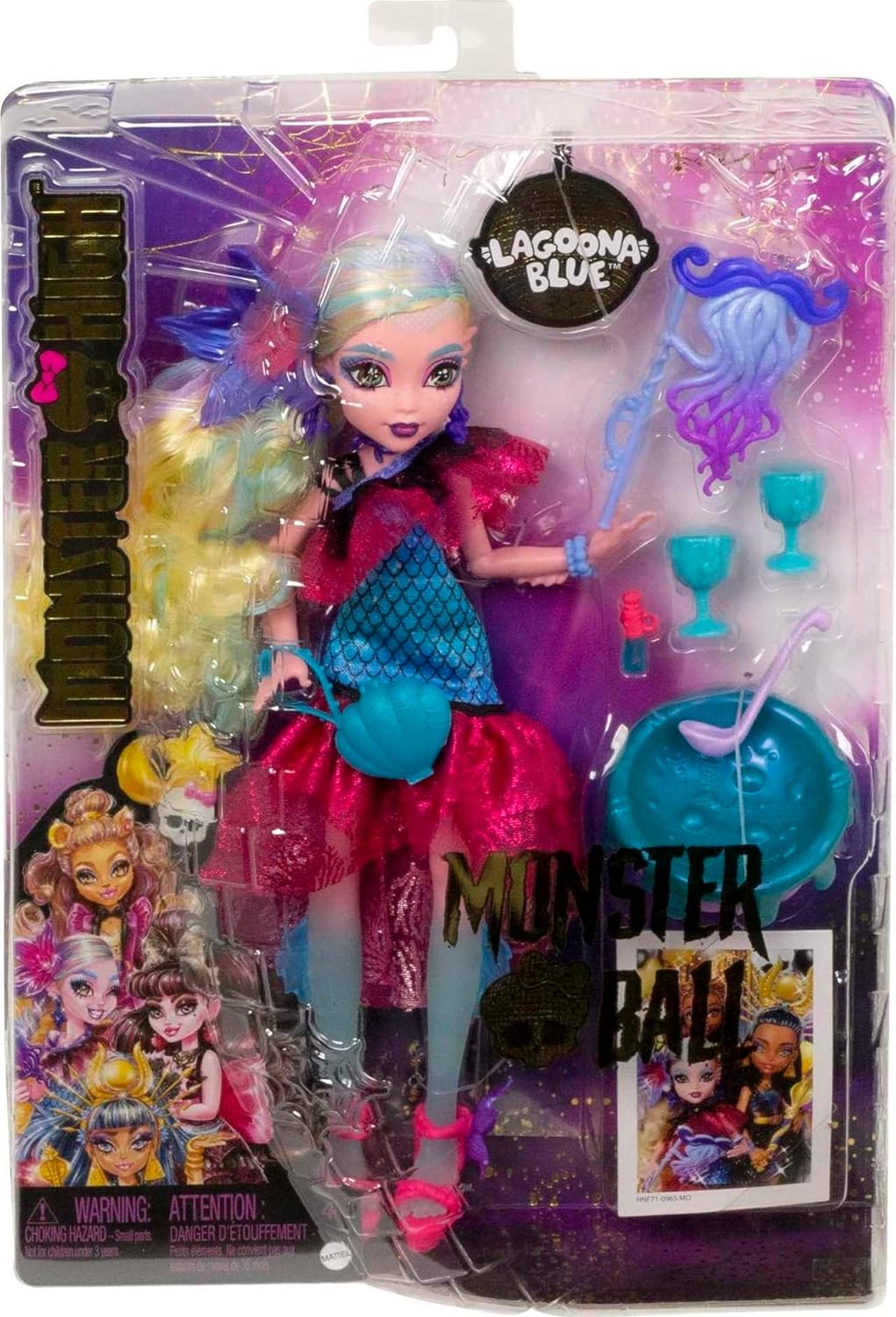 Кукла Monster High Series Monster Ball Lagoona HNF71 HNF71 - фото 2