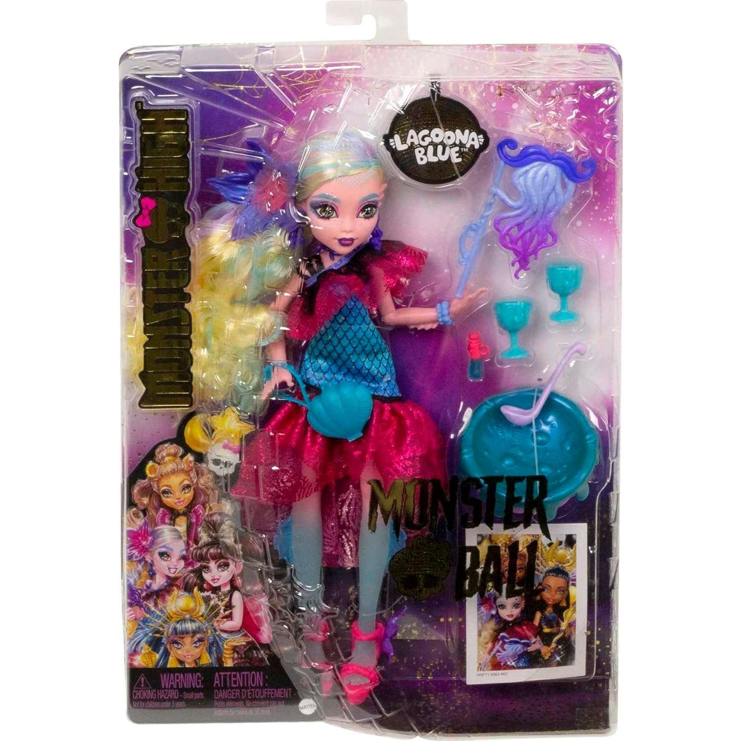 Кукла Monster High Series Monster Ball Lagoona HNF71 HNF71 - фото 2