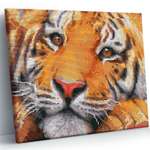 Алмазная мозаика Kiki Холст на подрамнике 40*50 Амурский тигр