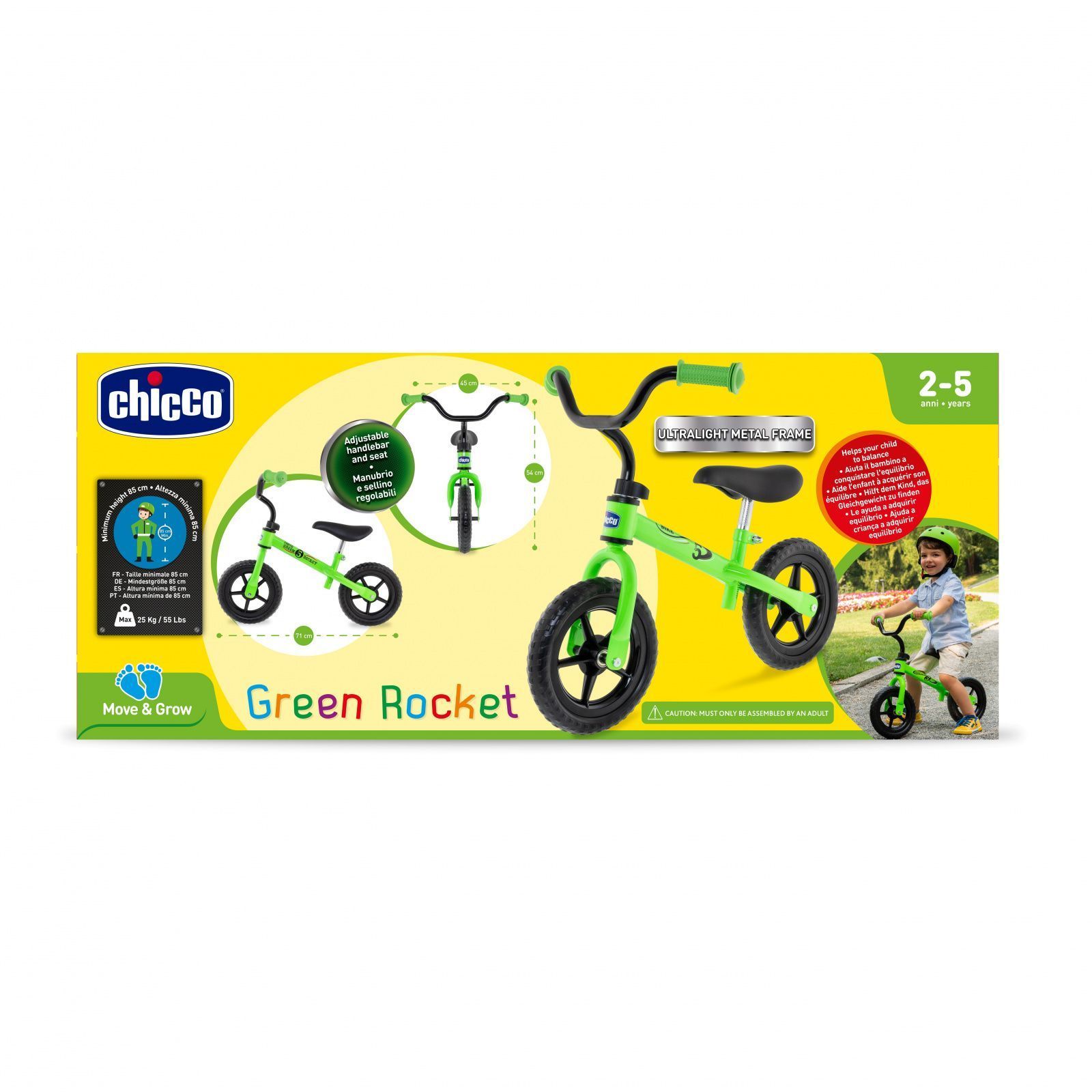 Беговел CHICCO Green Rocket 00001716050000 - фото 3