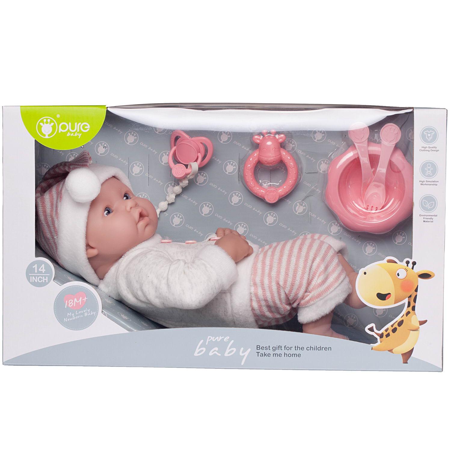 Кукла-пупс Junfa Pure Baby в вязаных вещичках 30 см WJ-22517 - фото 1