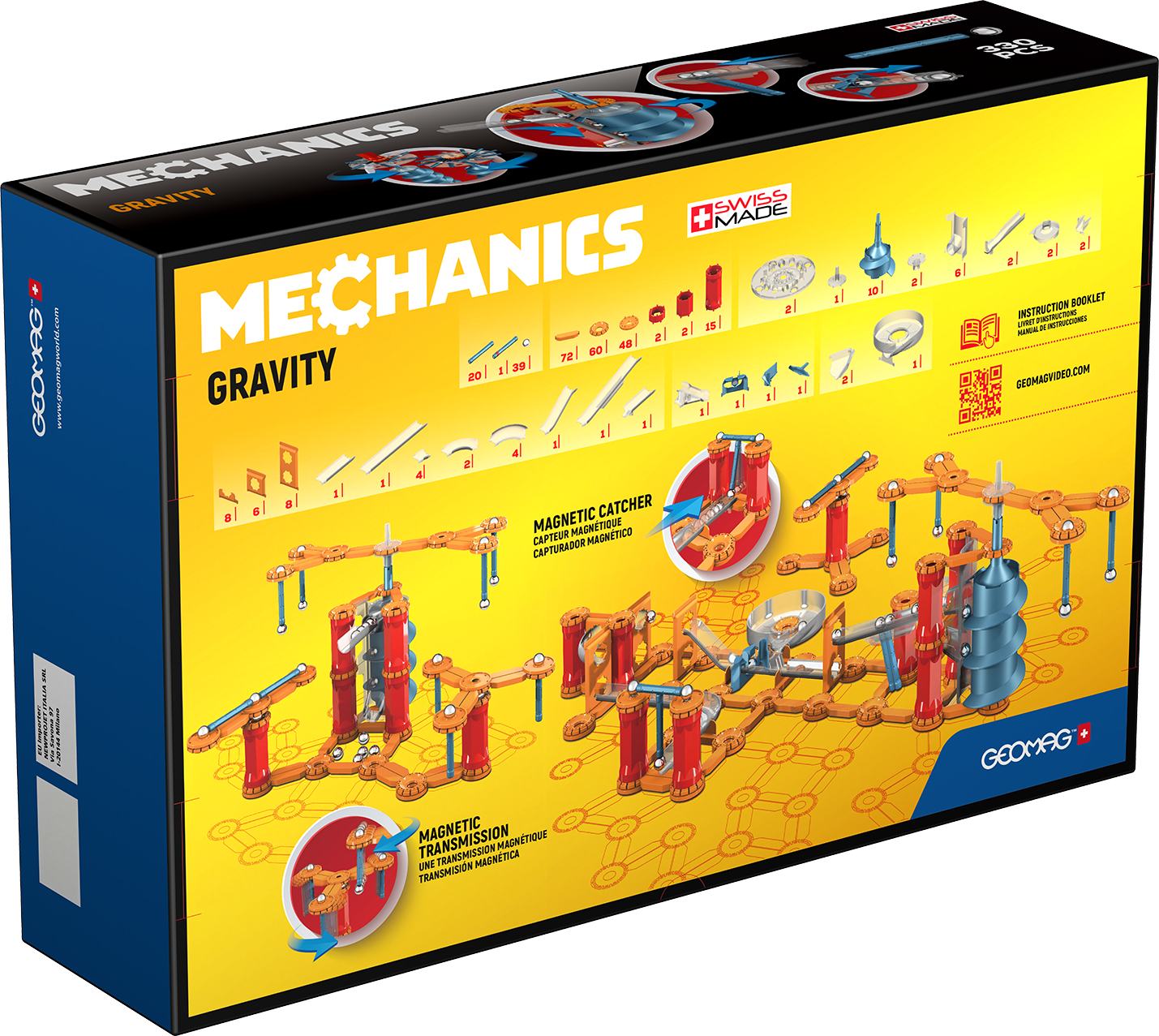 Конструктор магнитный GEOMAG Mechanics Gravity 330 деталей - фото 13