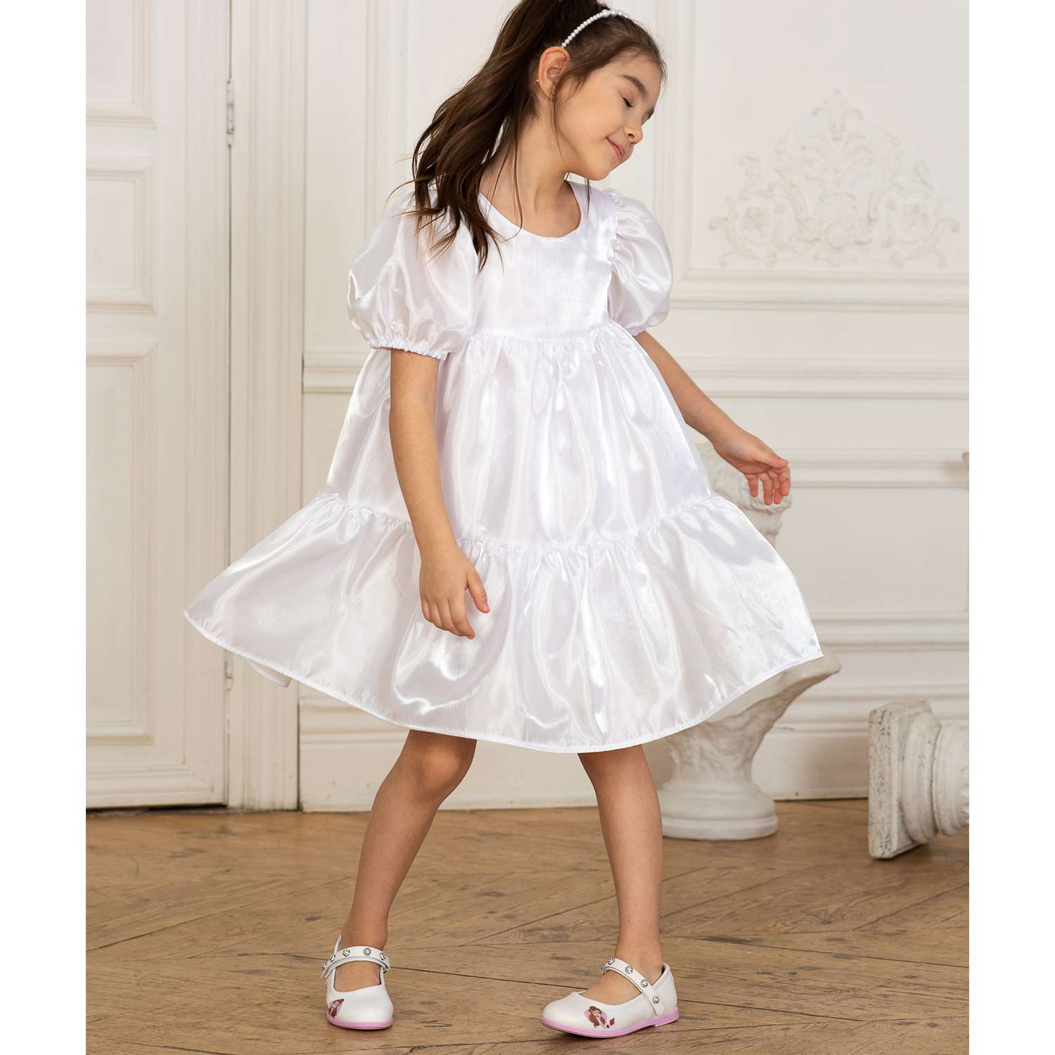 Платье LisaWeta D-006-22 белый - фото 5